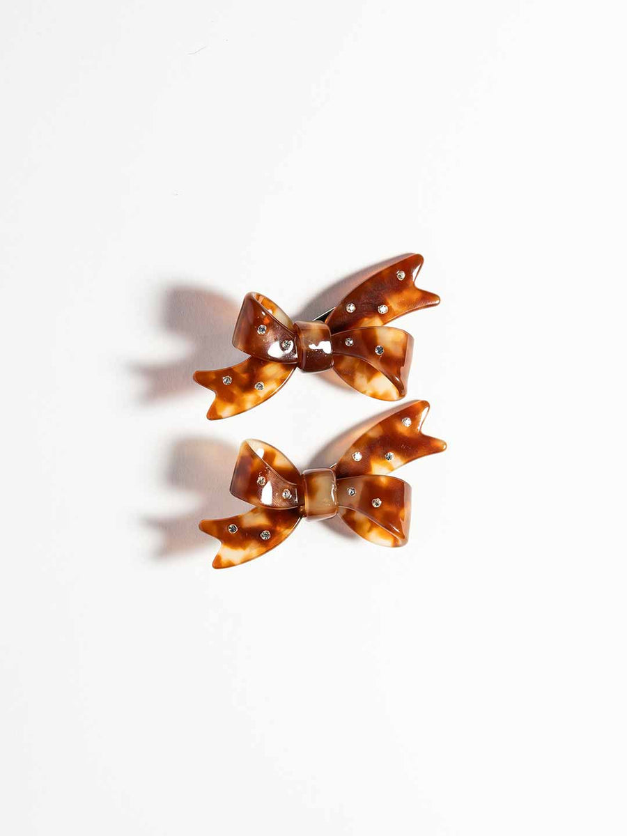 Maison bijou ruban clip grand in Marble – TRESSE公式サイト
