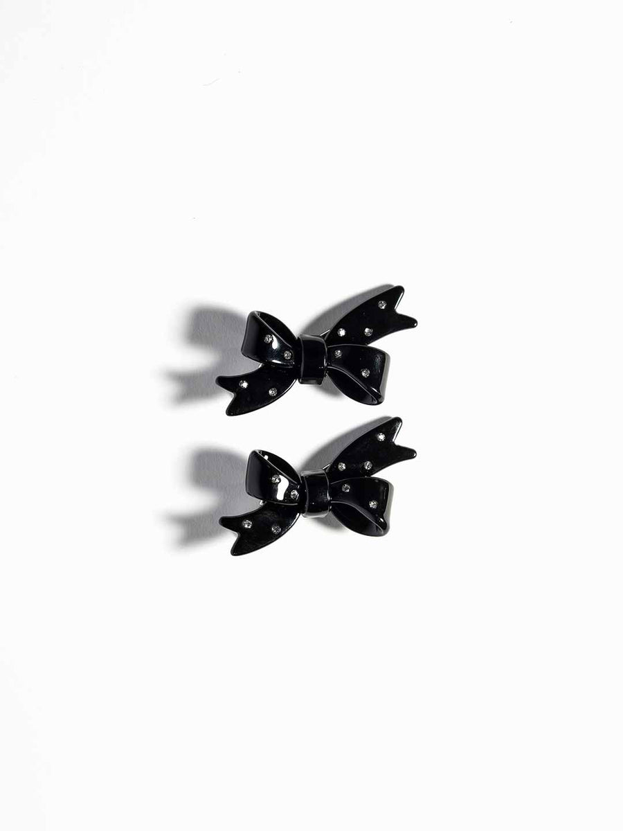 Maison bijou ruban clip in Black – TRESSE公式サイト