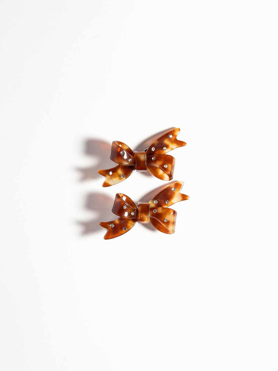 Maison bijou ruban clip in Marble – TRESSE公式サイト