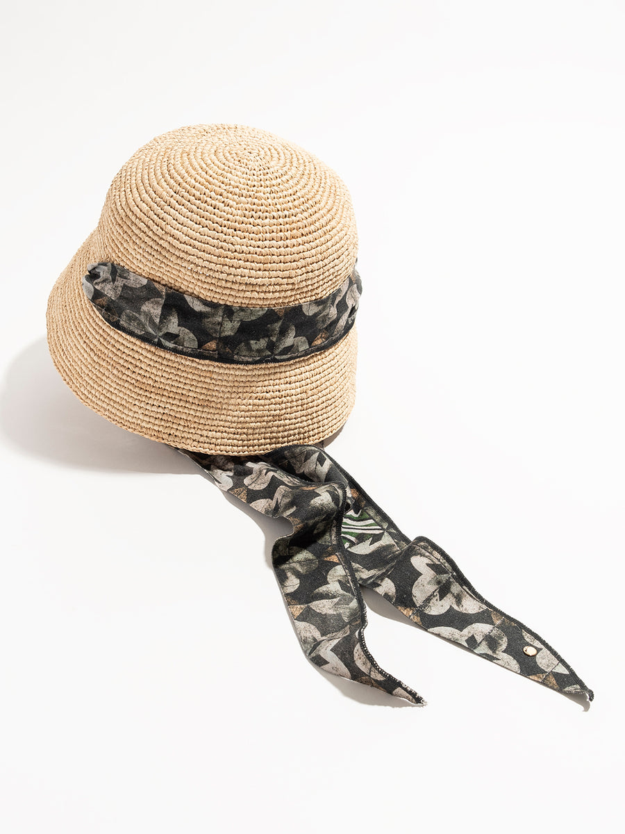 Maison N.H.Paris×TRESSE raffia hat in BLKtile – TRESSE公式サイト