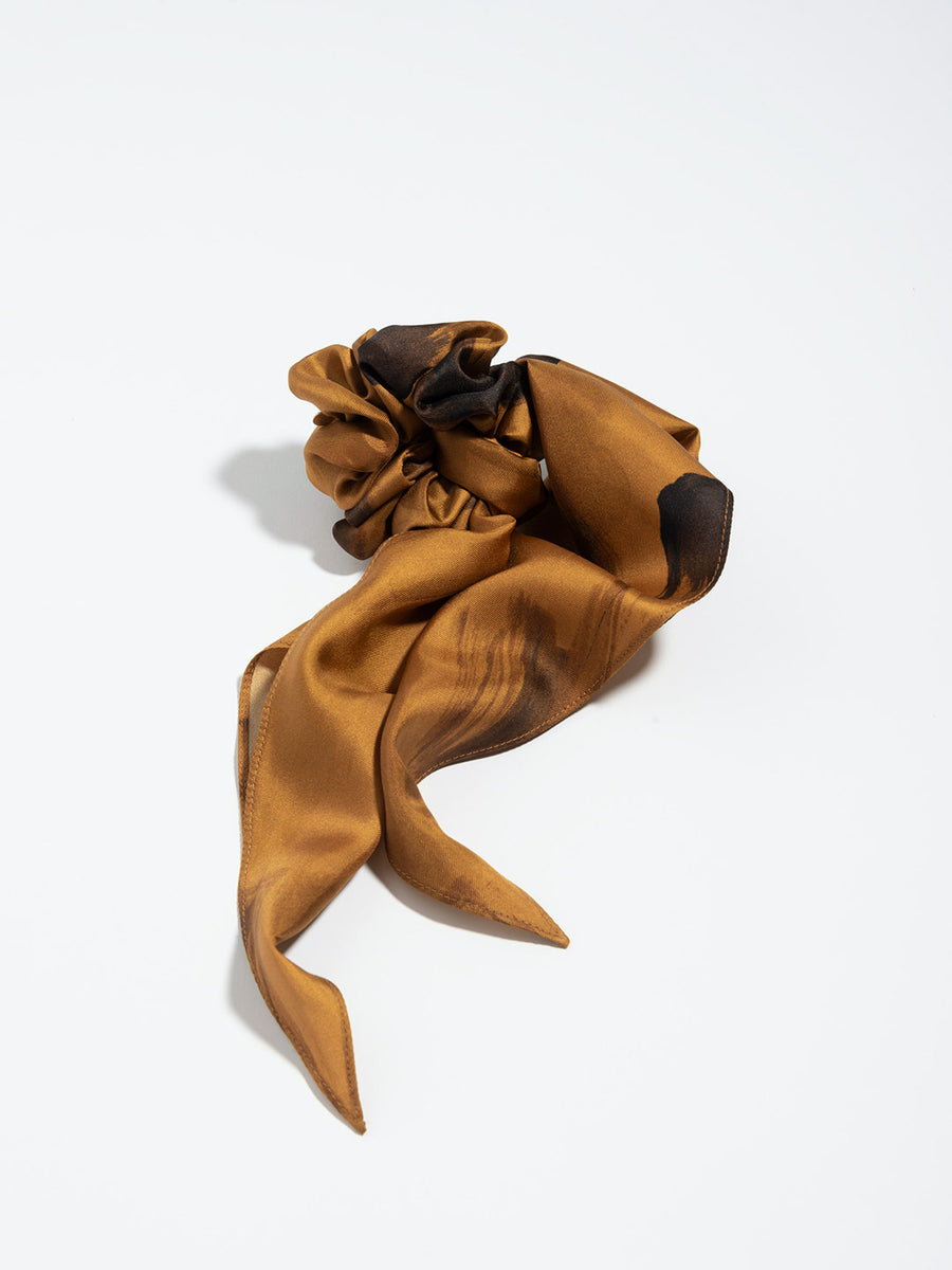 AMANDA ChouChou et Losange in Orange(アマンダ シュシュ エ