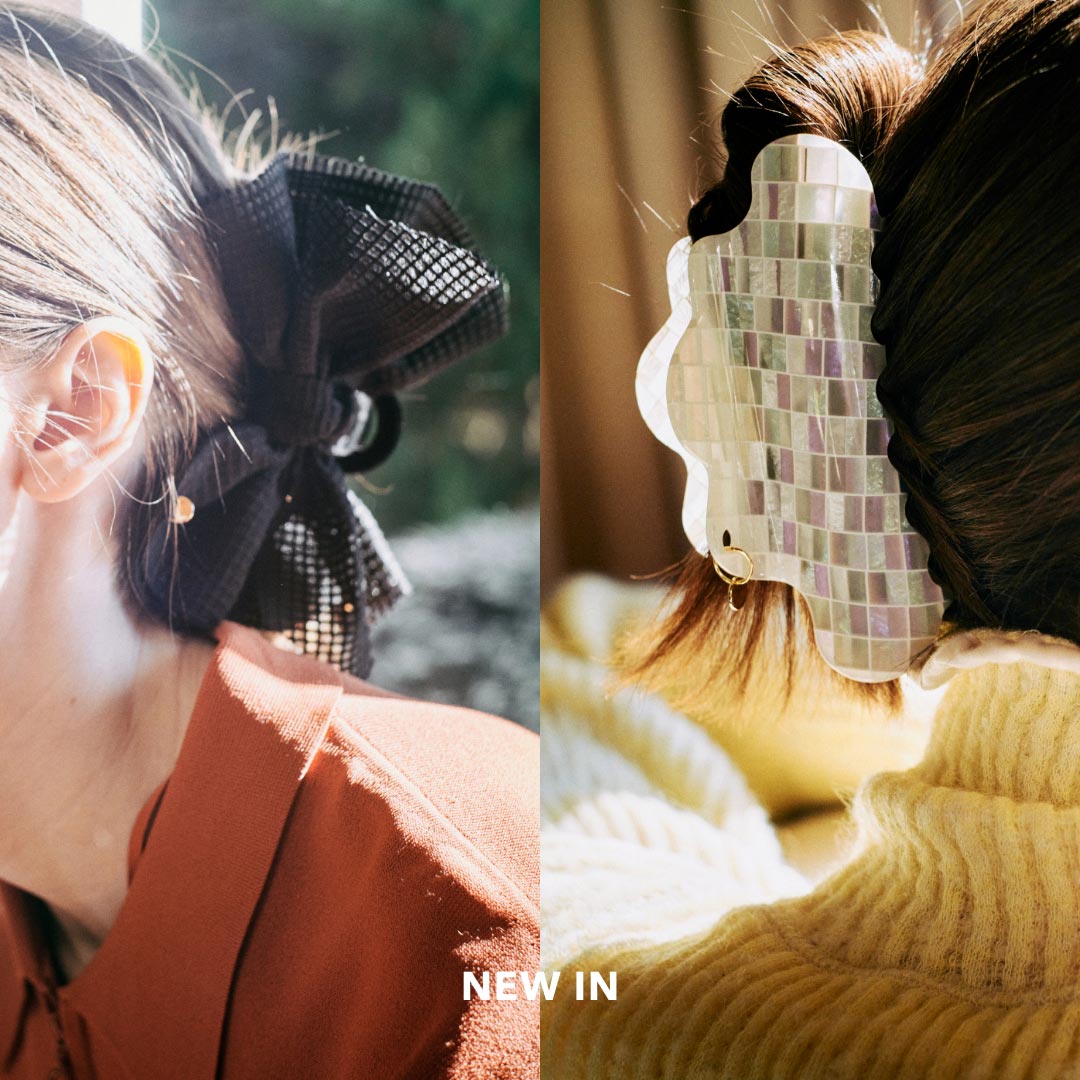 NEW IN | Mesh Ribbon Clip & ChouChou, Neige Big Clip – TRESSE公式