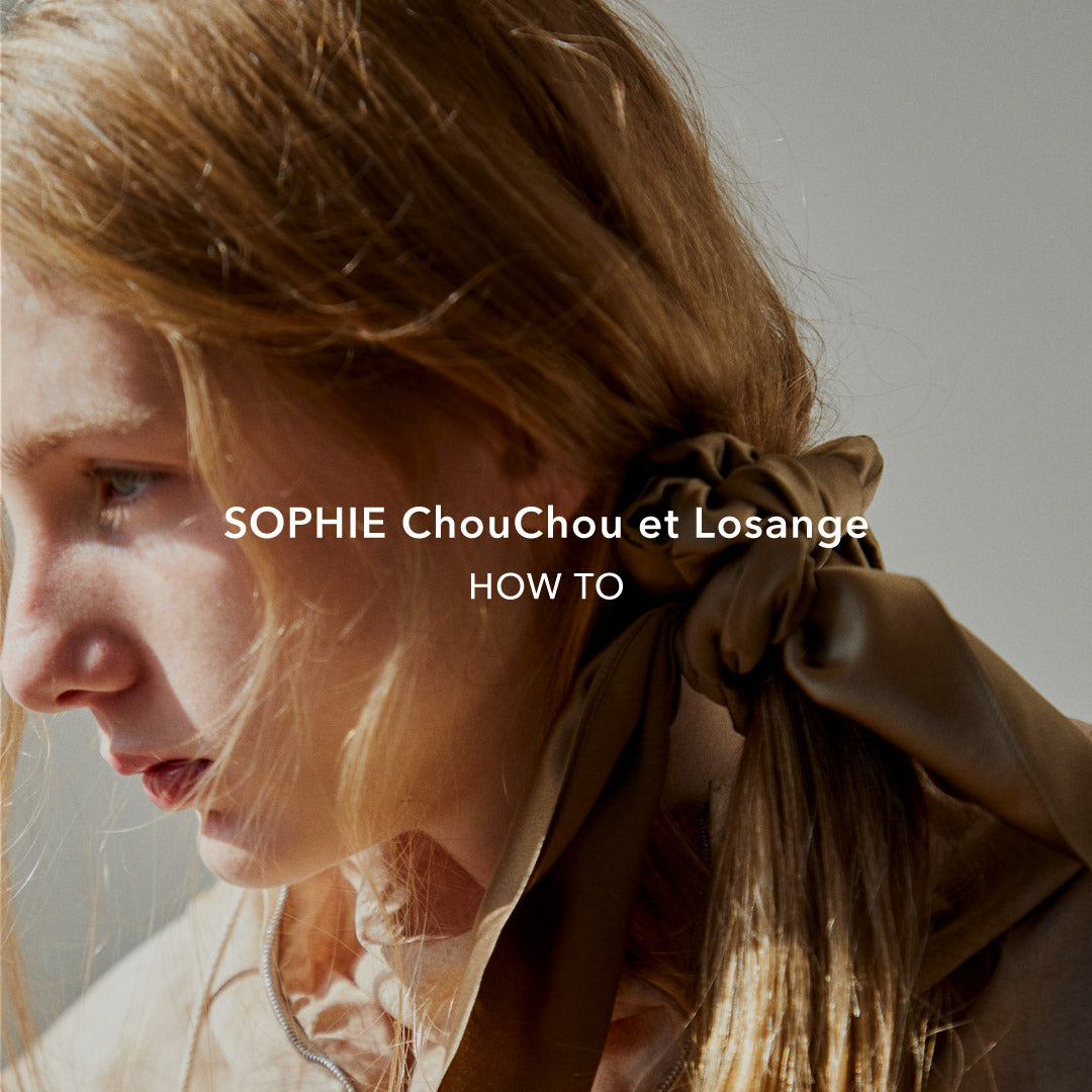 Sophie ChouChou et Losange(シュシュ＆スカーフ)を使った簡単