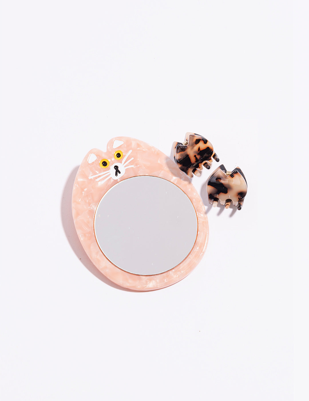 Chat Mirror and Mini Clip in PINK × L.MARBLE