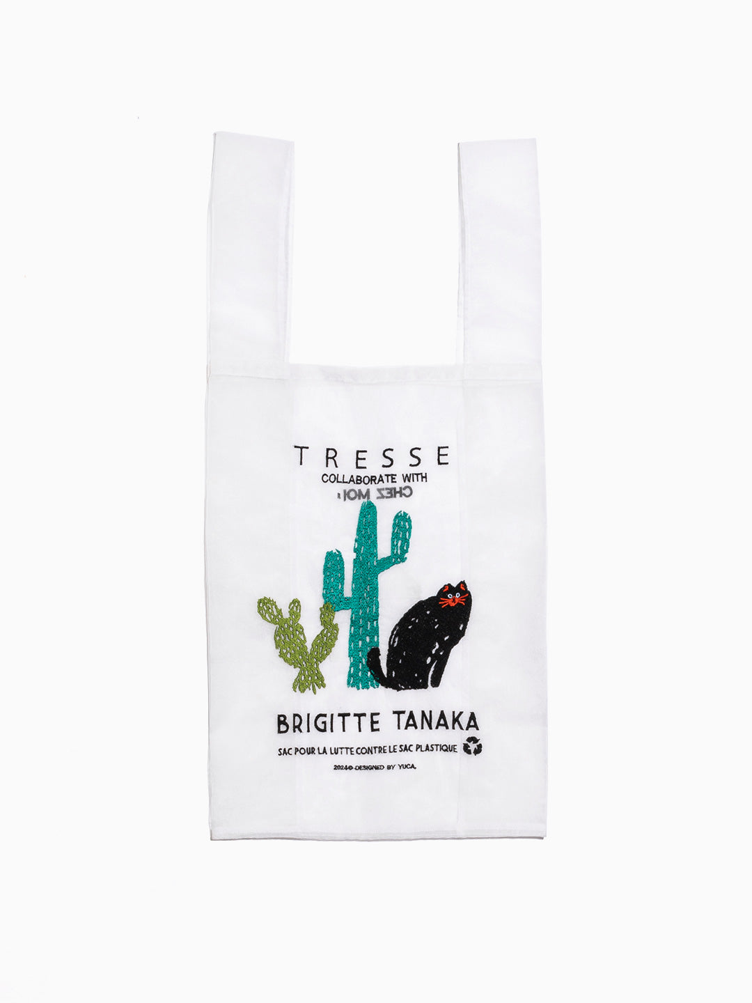 BRIGITTE TANAKA cat bag for TRESSE in cactus