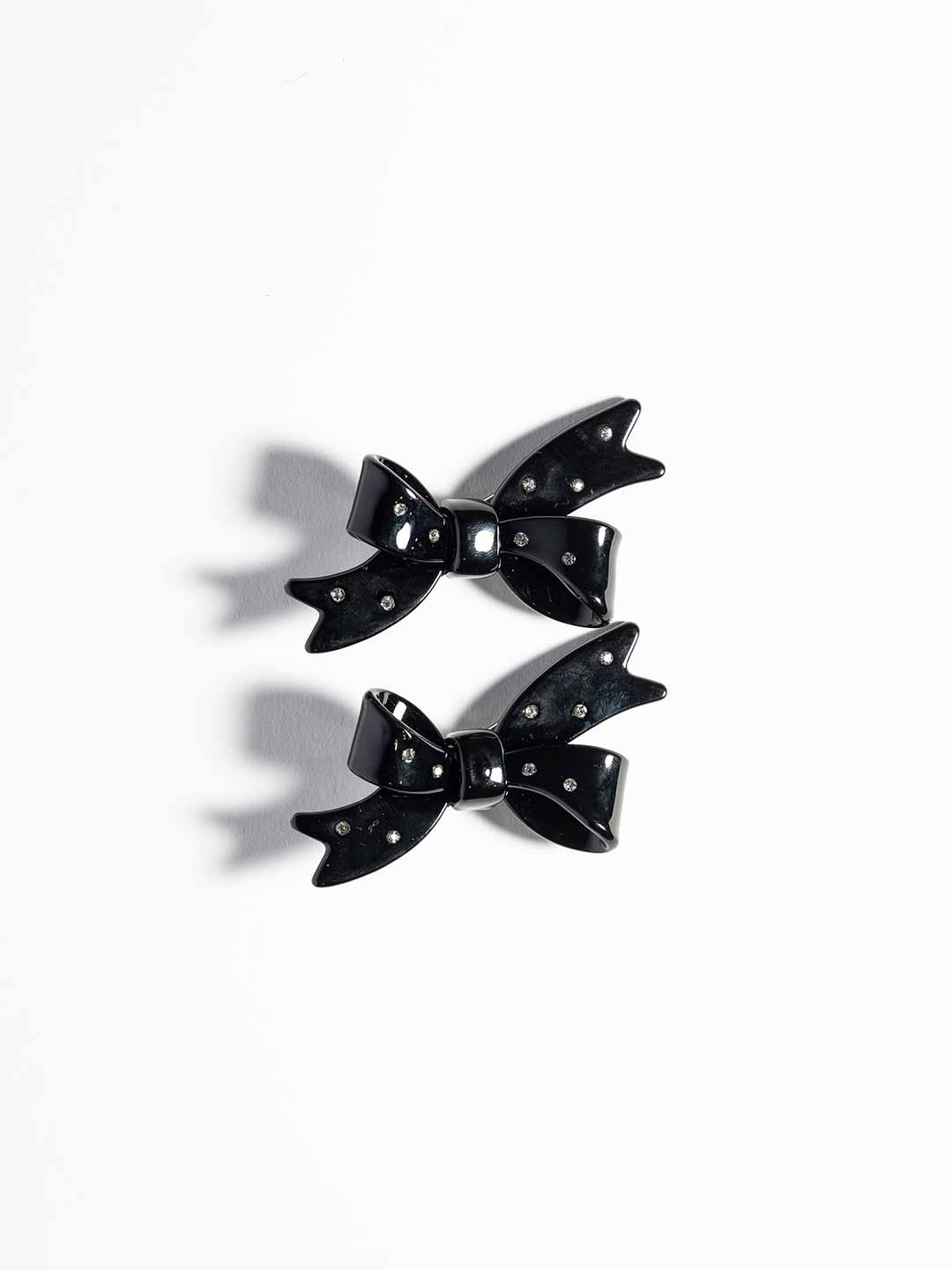 Maison bijou ruban clip grand in Black – TRESSE公式サイト