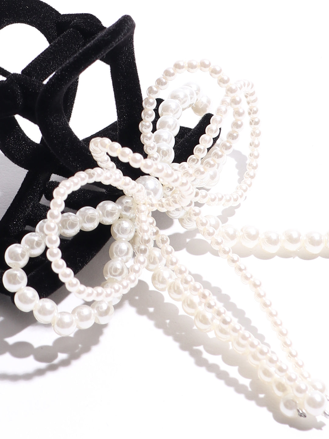 Ruban pearl Clip  in Off