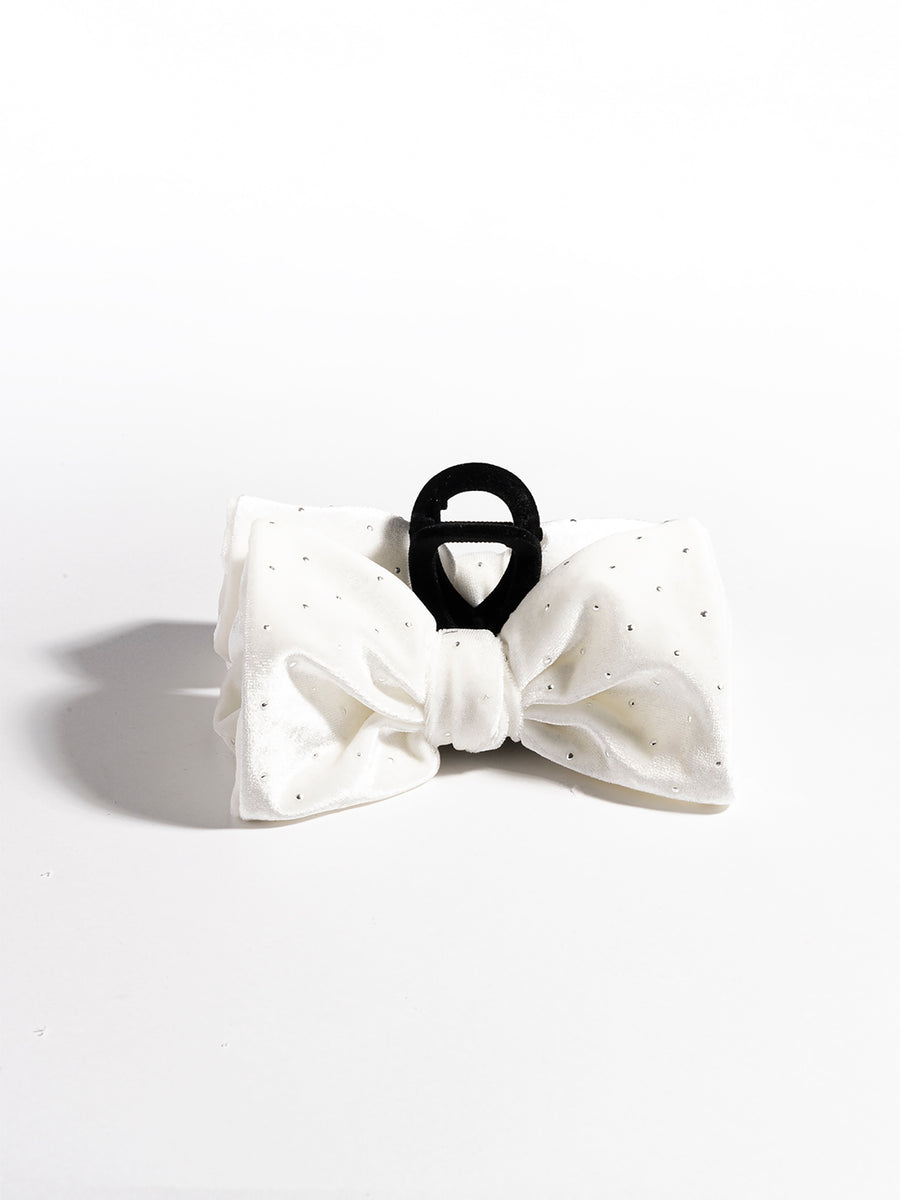 BRIGITTE dot ribbon clip in OFF×SLV – TRESSE公式サイト