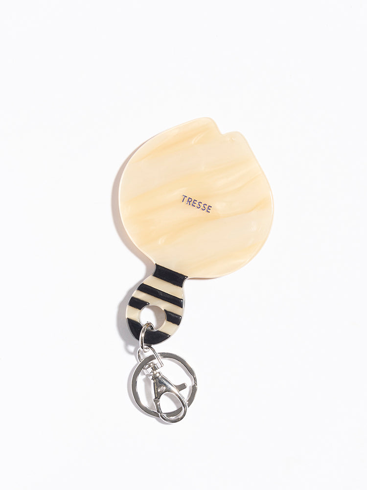 Cat mirror keycharm in sham