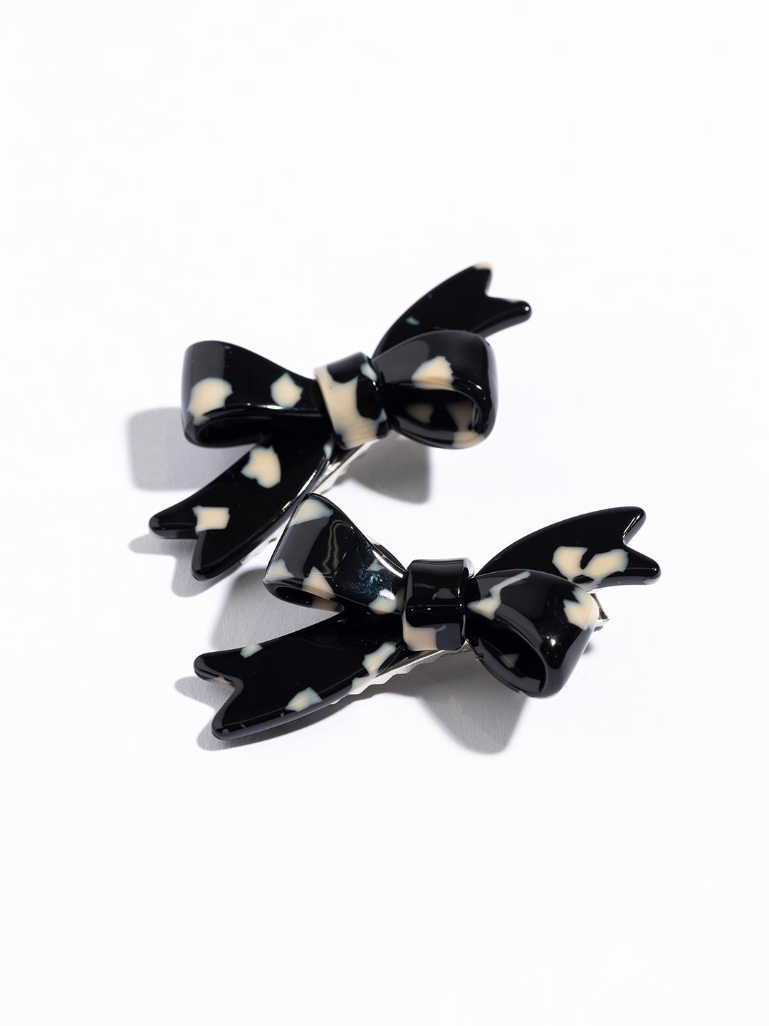 MAISON Ruban Clip in Black Marble