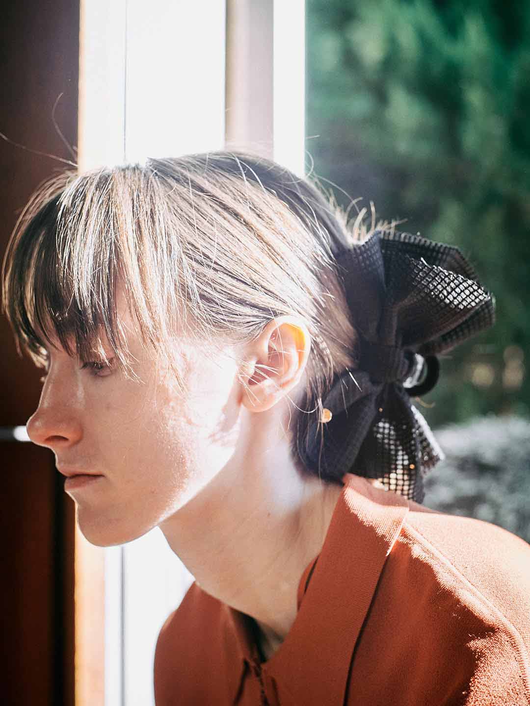 ブラックメッシュリボンヘアクリップ mesh ribbon clip in Black – TRESSE公式サイト